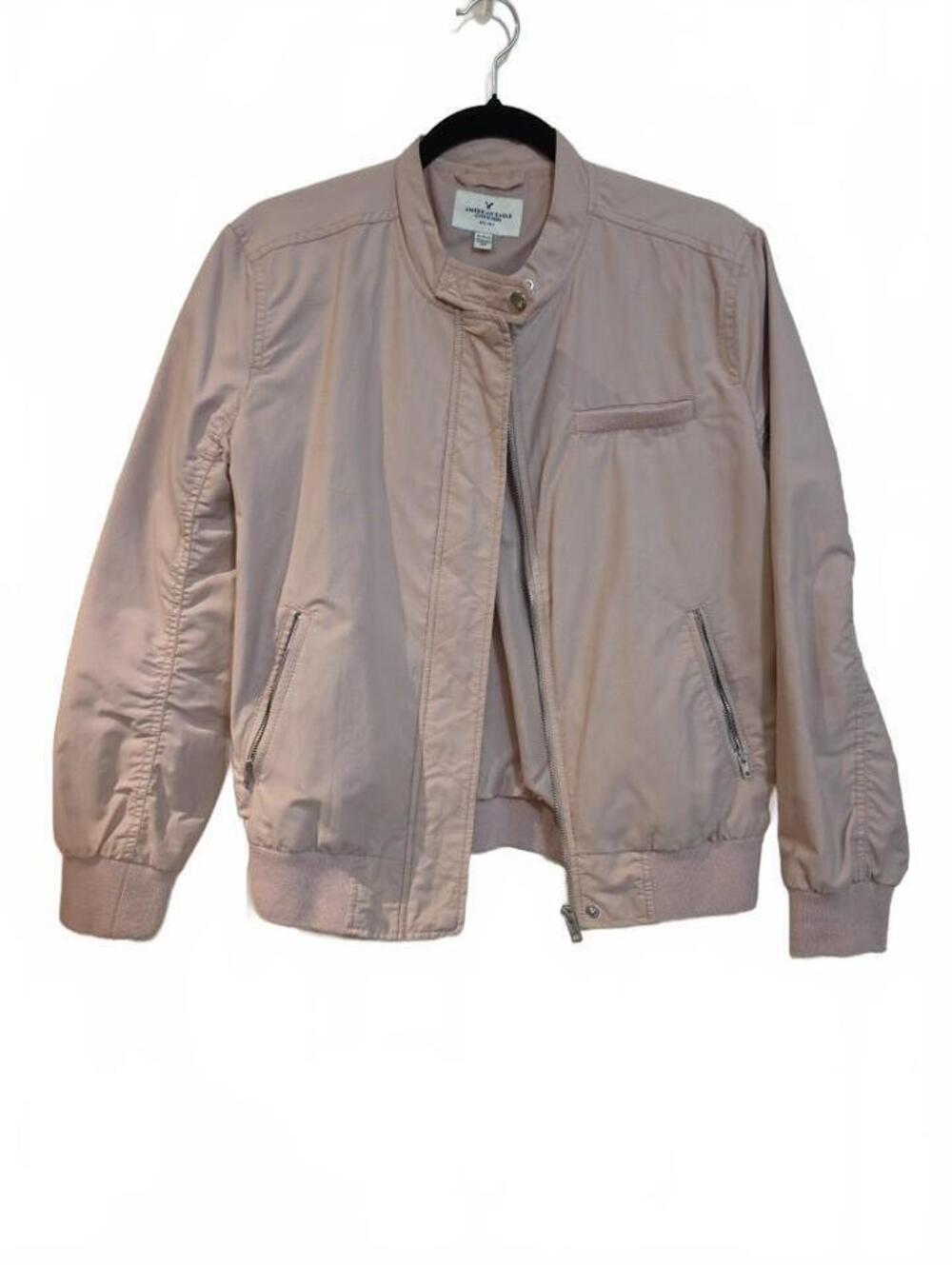 American Eagle Outfitters Bomber baby pink Jacket - Size medium